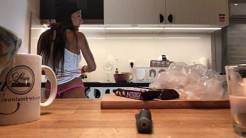 Play Young amateur wife does the dishes when the voyeur cam is on