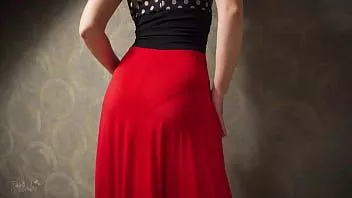 Afspelen Hete milf in strakke jurk plaagt zichtbare panty lijn vpl